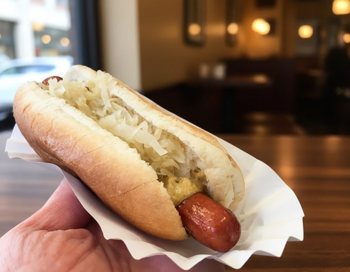 Sausage filled sub roll